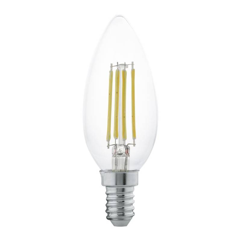 EGLO E14 LED Leuchtmittel 4W 350lm 2700K Filament Kerze von EGLO Leuchten