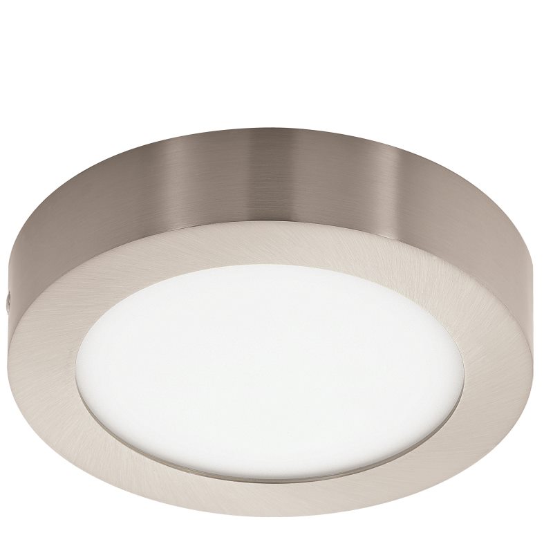 EGLO FUEVA 1 LED Aufbauleuchte rund, 170mm, 3000K, nickel-matt von EGLO Leuchten