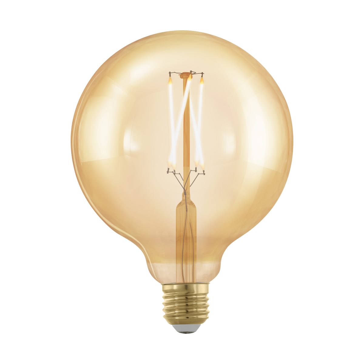 EGLO Golden Age E27 LED Leuchtmittel 4W 320lm 1700K G125 Vintage Globe dimmbar von EGLO Leuchten