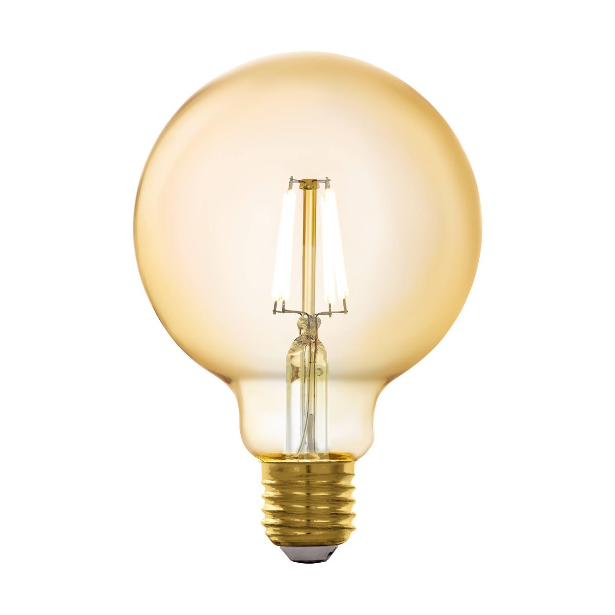EGLO LED Leuchtmittel E27 G95 5,5W 500lm 2200K 320° amber App Steuerbar 95x140mm von EGLO Leuchten