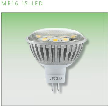 EGLO LED MR16 / GU5,3 warmweiß Leuchtmittel 3 W 15 Smd-led`s 1Stk. von EGLO Leuchten