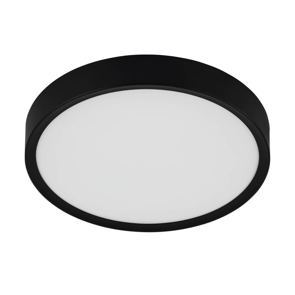 EGLO MUSURITA LED Deckenleuchte schwarz, weiß 1600lm 3000K 34cm von EGLO Leuchten