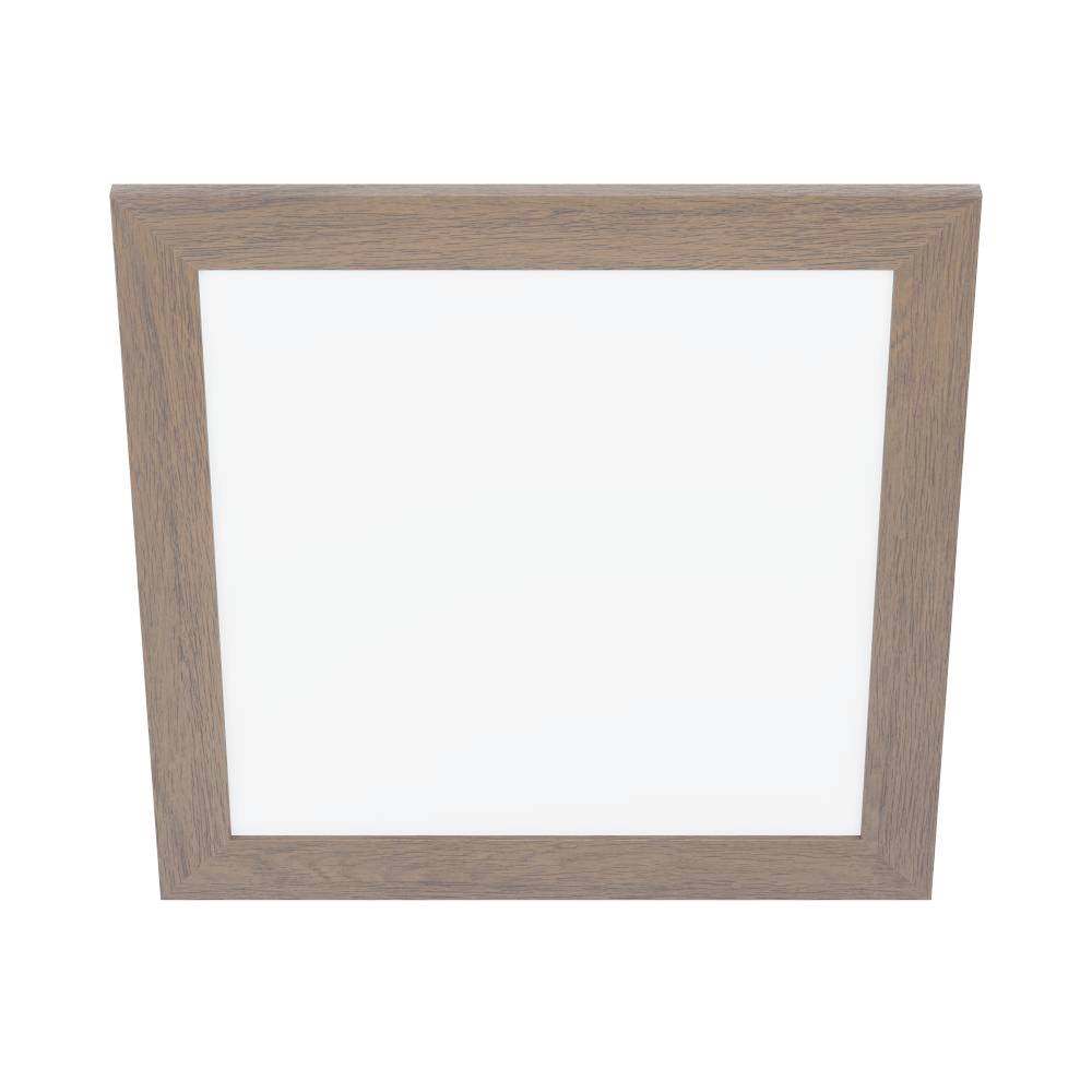 EGLO PIGLIONASSO LED Deckenleuchte Holz weiß, dunkelbraun 2850lm 4000K 50x50x5,5cm von EGLO Leuchten