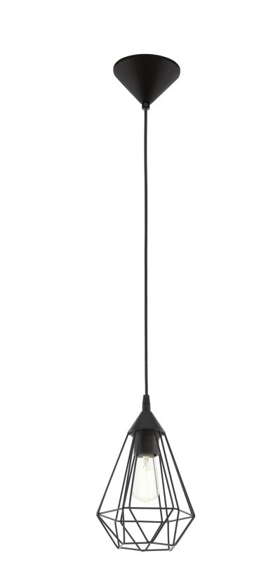 EGLO TARBES Hängeleuchte, 175mm, E27 schwarz von EGLO Leuchten