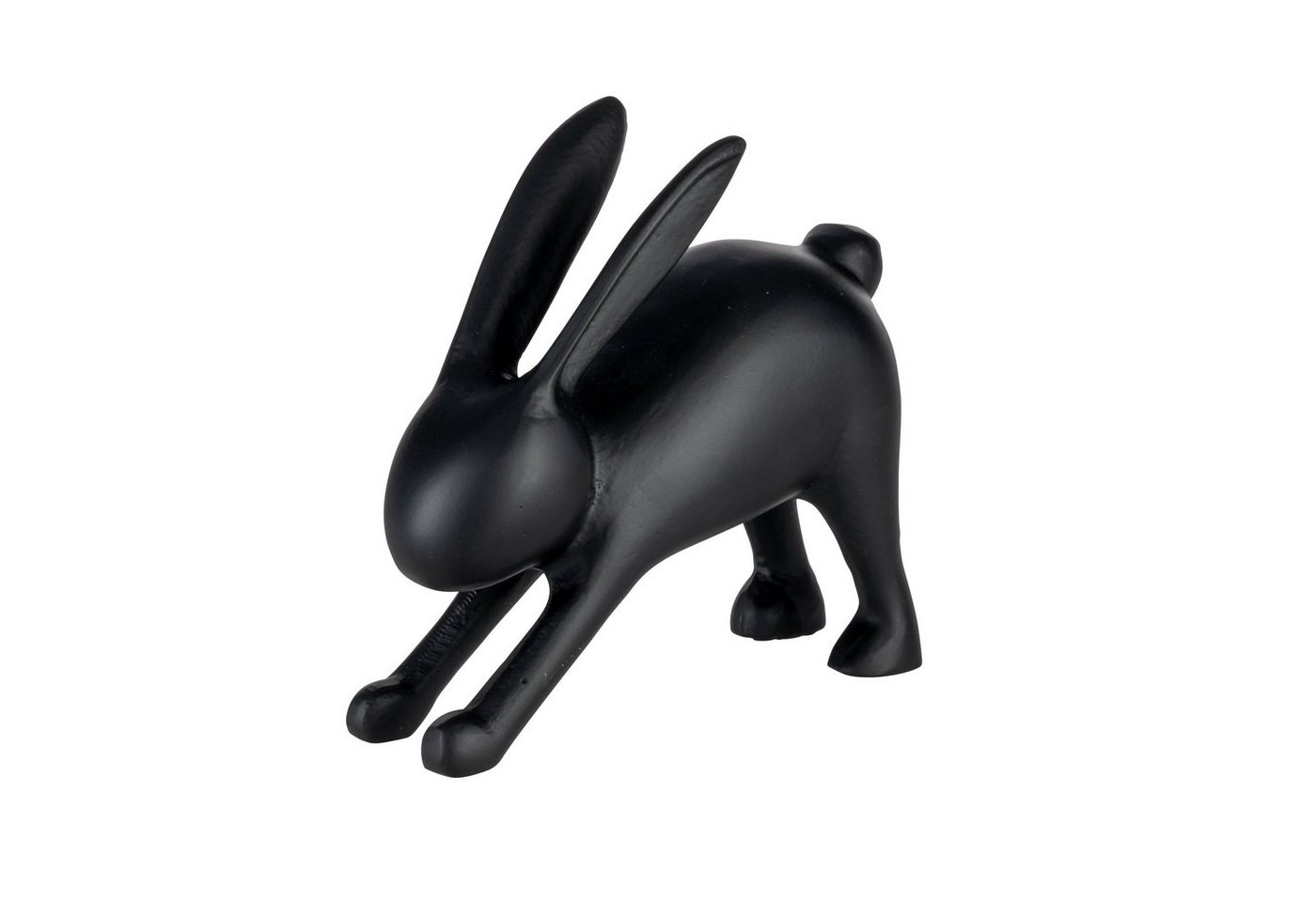 EGLO Living Dekoobjekt Marovato, Deko Ostern Frühling, Osterhase aus Aluminium in Schwarz, 21 cm von EGLO Living