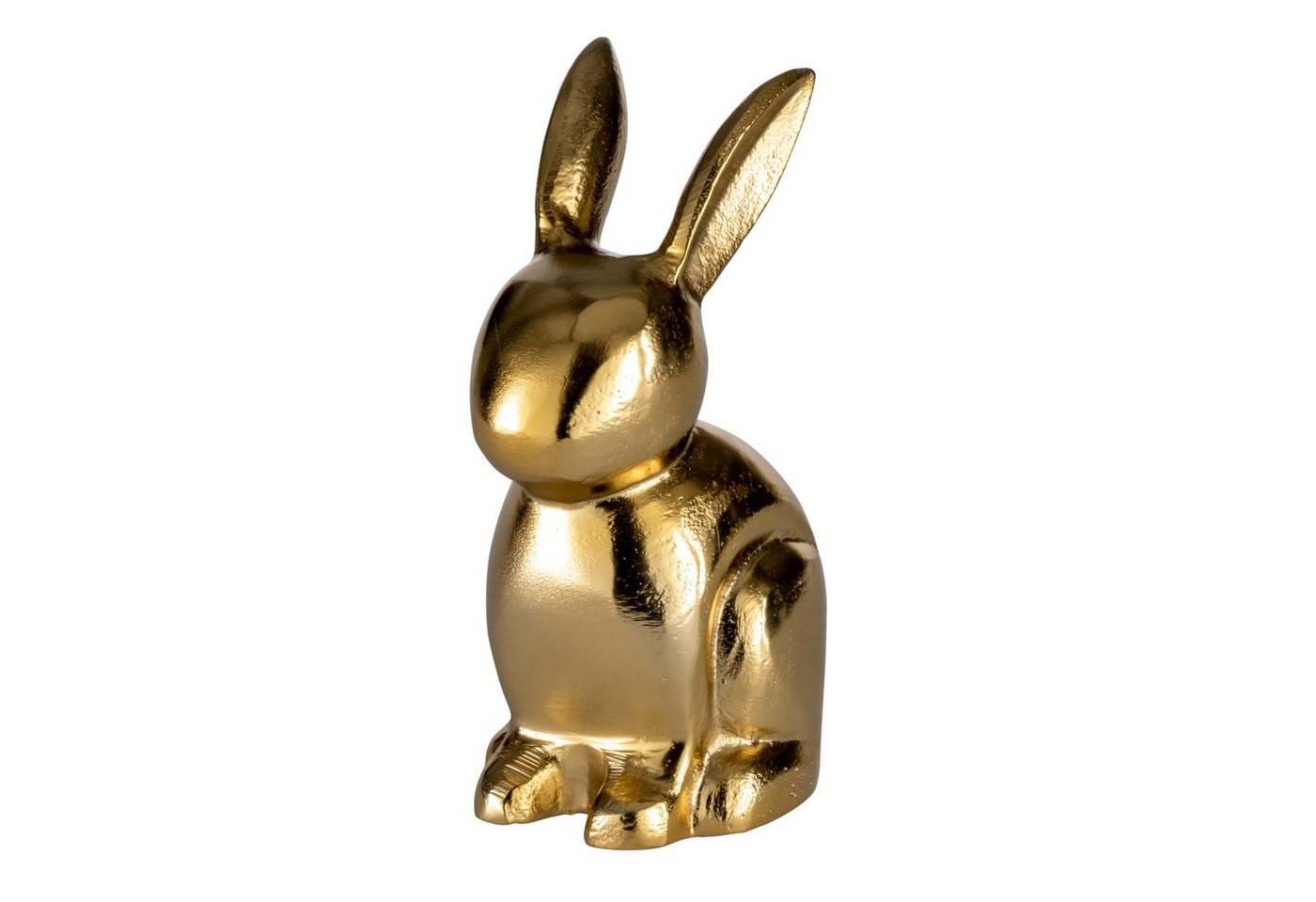 EGLO Living Dekoobjekt Vohilava, Deko Ostern Frühling, Osterhase, Figur aus Aluminium in Gold, 17,5 cm von EGLO Living