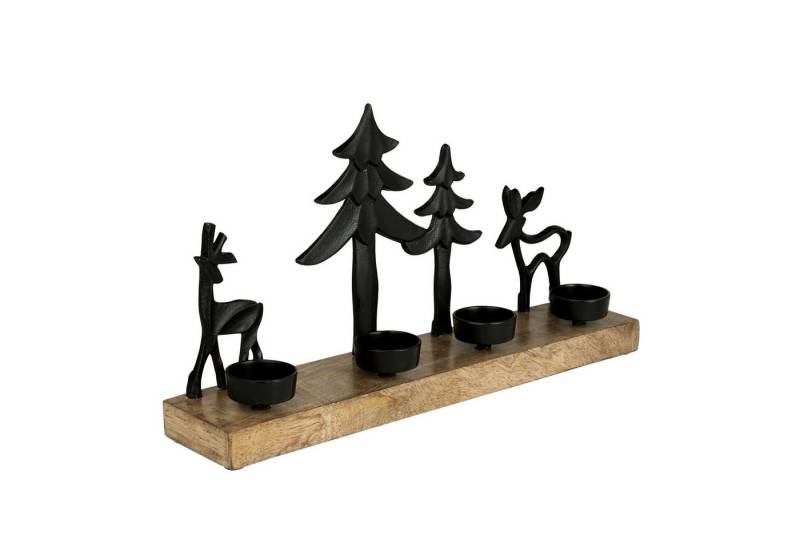 EGLO Living Kerzenständer Baliguian, Kerzenständer - L38 x B7,5 x H20 cm - zeitlos und elegant von EGLO Living