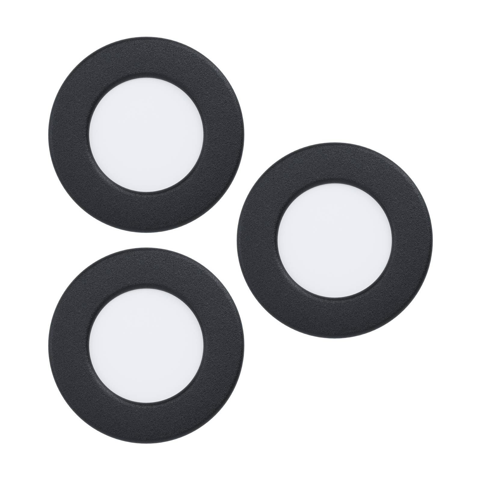 EGLO connect LED-Einbauleuchte Fueva 6-Z, schwarz, 3er-Set EGLO connect LED-Einbauleuchte Fueva 6-Z, schwarz, 3er-Set von EGLO connect