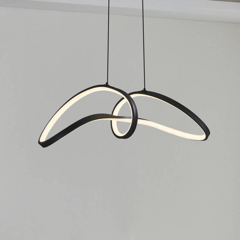 EGLO connect LED-Hängeleuchte Calarossa-Z, schwarz, Alu von EGLO connect