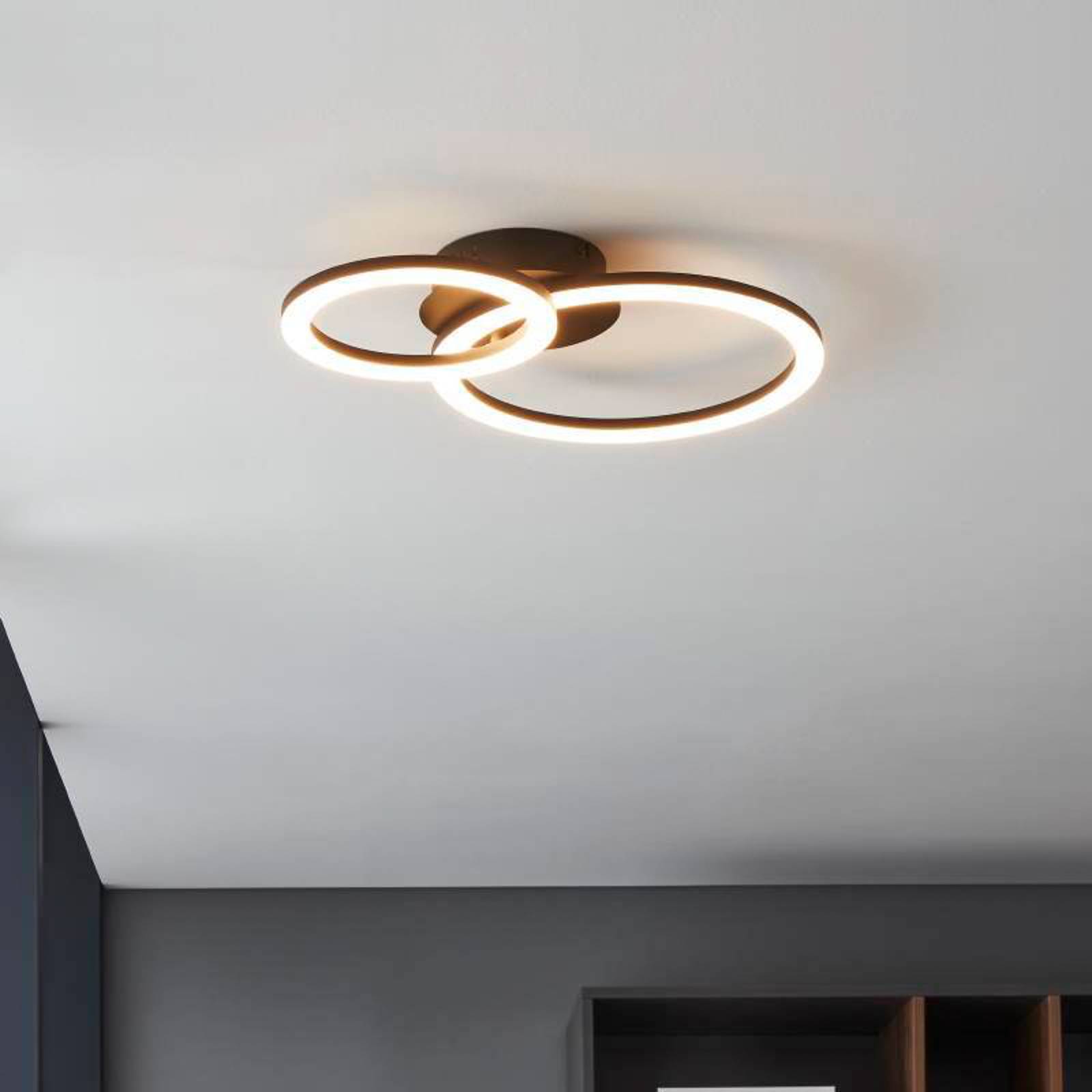 EGLO connect Parrapos-Z LED-Deckenlampe, 2-flammig von EGLO connect