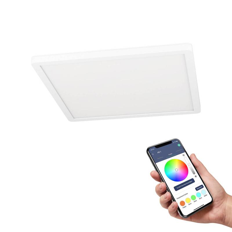 EGLO connect LED-Deckenlampe Rovito-Z, weiß, 29 x 29 cm von EGLO connect