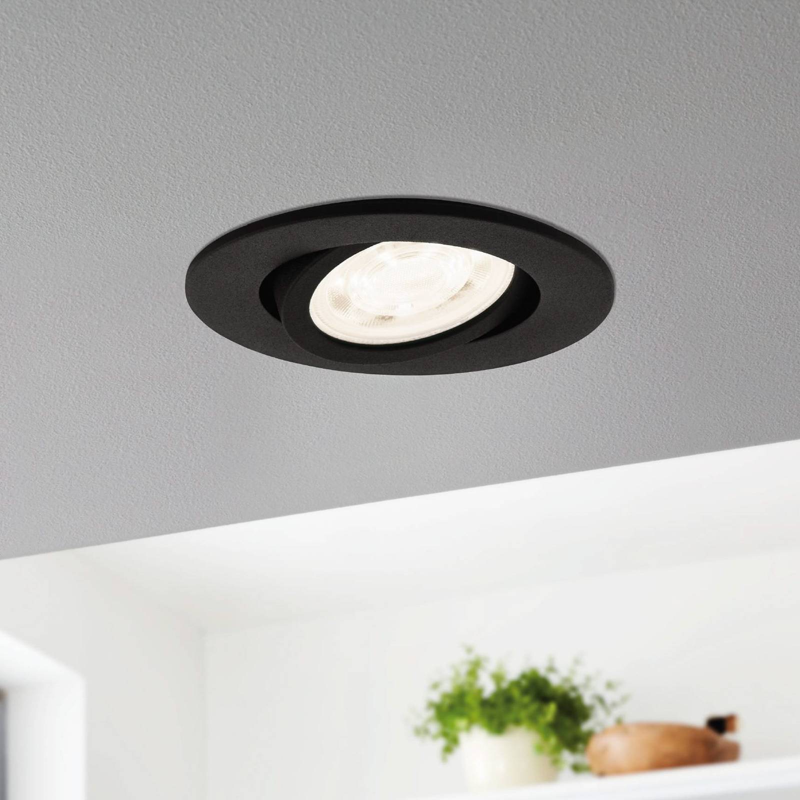 EGLO connect Saliceto-Z LED-Einbauleuchte, schwarz von EGLO connect