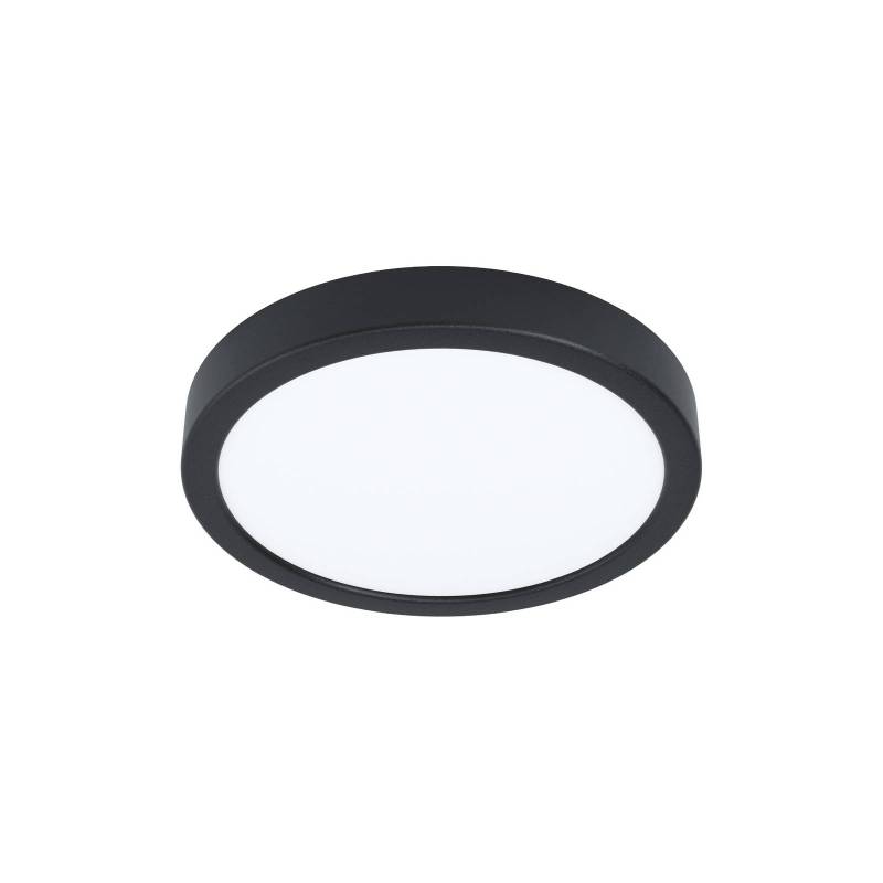 EGLO connect Smart-LED-Aufbauleuchte Fueva 6-Z,schwarz,Ø21cm von EGLO connect