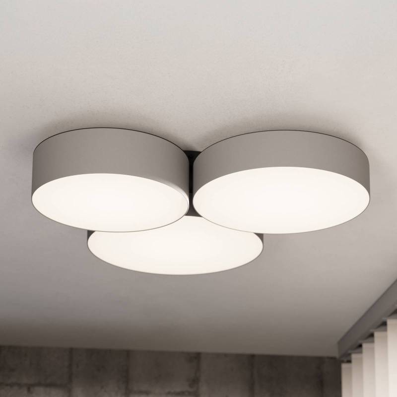 EGLO connect Smart-LED-Deckenleuchte Barbano-Z, grau von EGLO connect