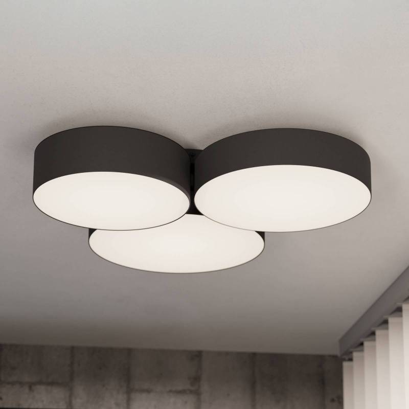 EGLO connect Smart-LED-Deckenleuchte Barbano-Z, schwarz von EGLO connect