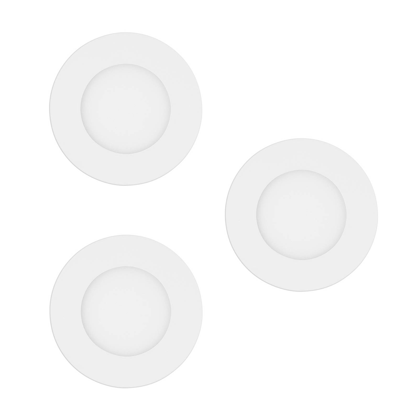 EGLO connect Smart-LED-Einbauleuchte Fueva-Z, weiß, 3er-Set von EGLO connect