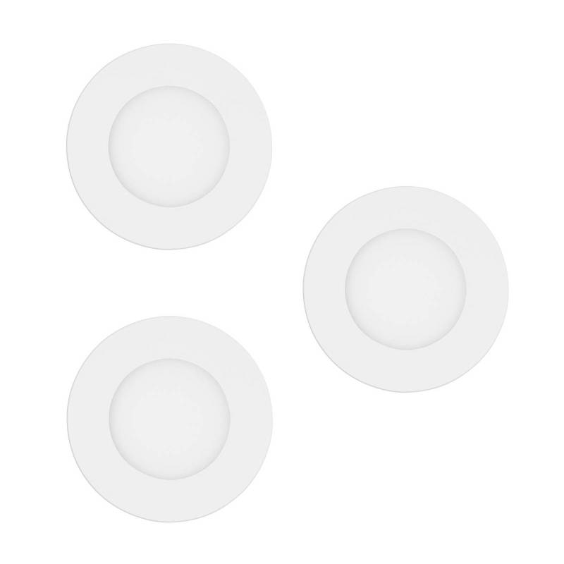 EGLO connect Smart-LED-Einbauleuchte Fueva-Z, weiß, 3er-Set von EGLO connect