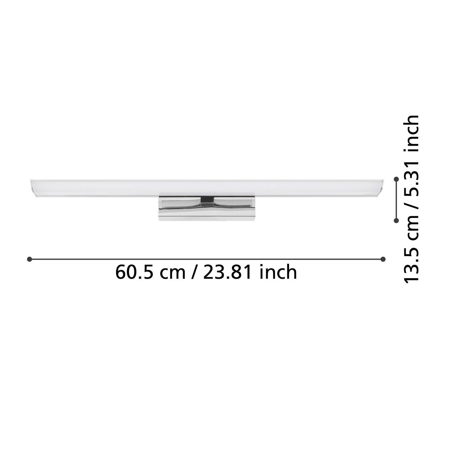 EGLO connect Smart-LED-Spiegellampe Tabiano-Z, 60.5cm, chrom EGLO connect Smart-LED-Spiegellampe Tabiano-Z, 60.5cm, chrom von EGLO connect
