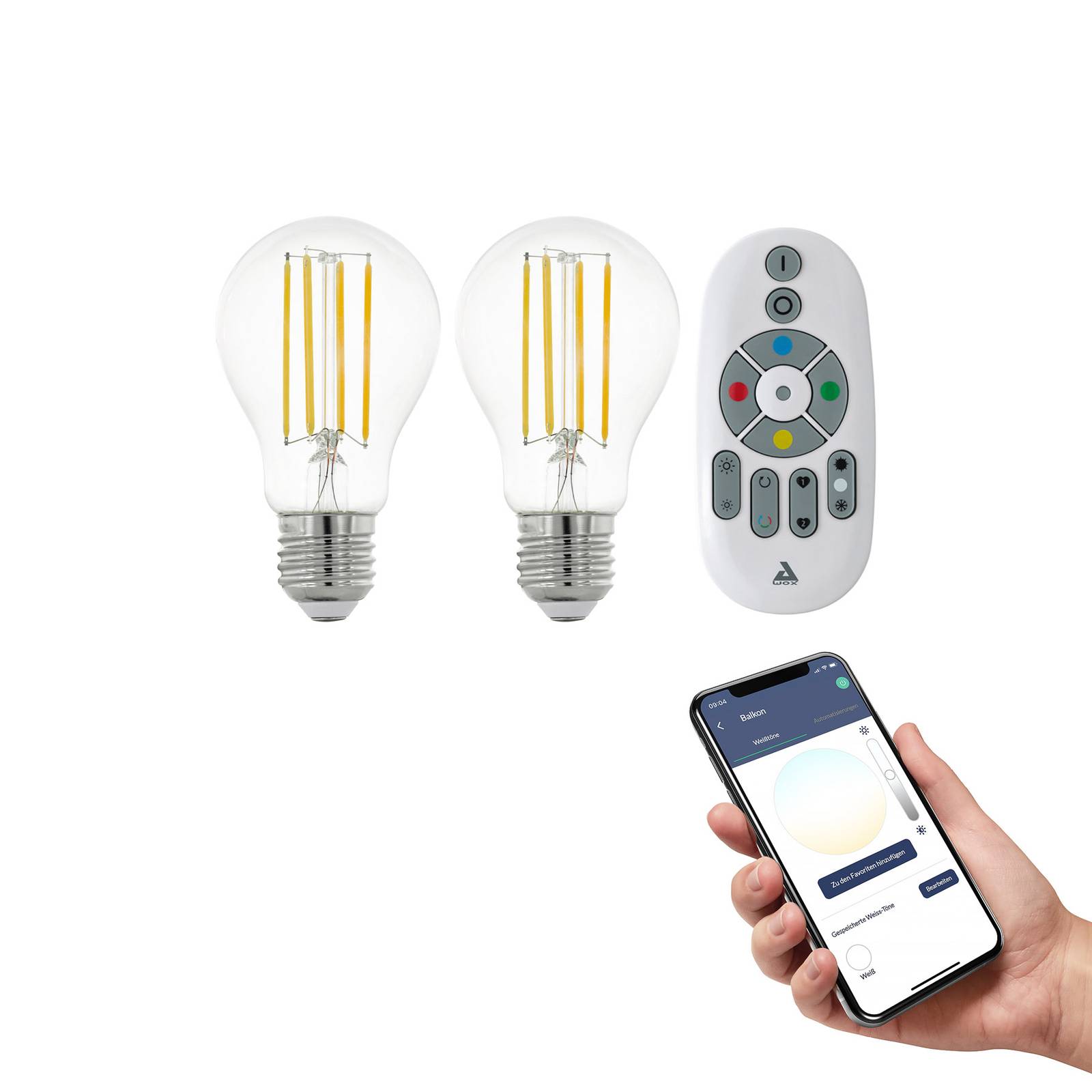 EGLO connect-z E27 A60 6W 806lm 4.000K, 2er-Pack EGLO connect-z E27 A60 6W 806lm 4.000K, 2er-Pack von EGLO connect