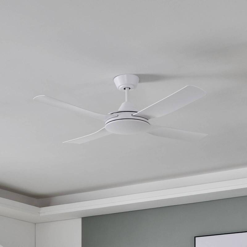 Deckenventilator Bondi 1, weiß matt, Fernbedienung von EGLO