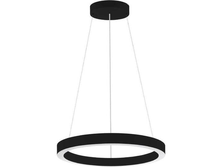 EGLO, Pendelleuchte, 63051 PASTRENGO 1 LED Pendelleuchte 2x45W Ø700mm Schwarz Weiss Warmweiss Dimmbar von EGLO