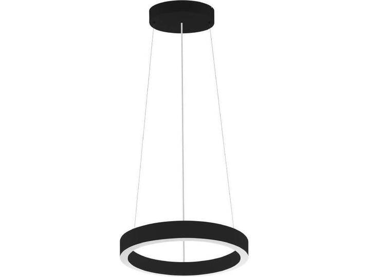 EGLO, Pendelleuchte, 63054 PASTRENGO 1 LED Pendelleuchte 2x30W Ø500mm Schwarz Weiss Neutralweiss Dimmbar von EGLO