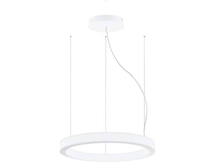 EGLO, Pendelleuchte, 64228 PASTRENGO 1 LED Pendelleuchte 2x45W Ø700mm Weiss Warmweiss Dimmbar von EGLO