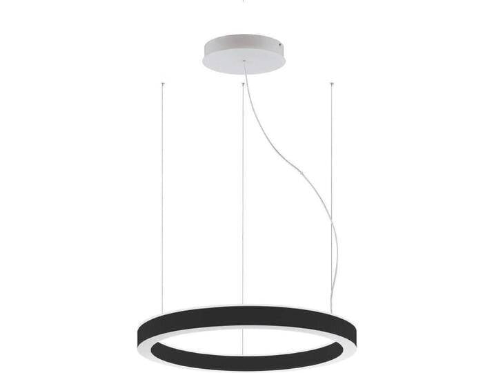 EGLO, Pendelleuchte, 64233 PASTRENGO 1 LED Pendelleuchte 2x45W Ø700mm Schwarz Weiss Warmweiss Dimmbar von EGLO