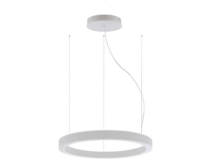 EGLO, Pendelleuchte, 64251 PASTRENGO 1 LED Pendelleuchte 2x45W Ø700mm Silber Weiss Neutralweiss Dimmbar von EGLO