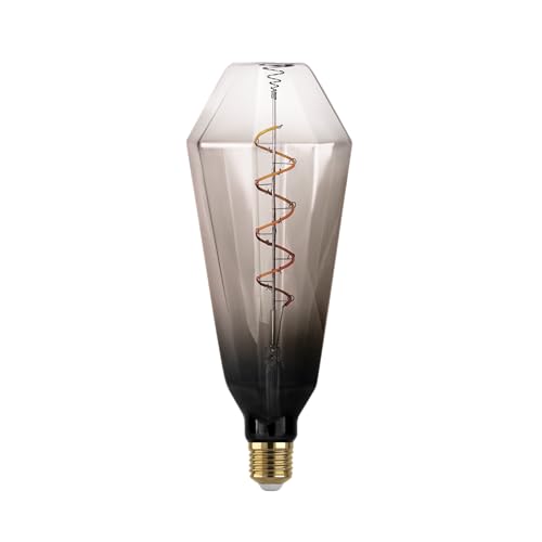 EGLO 110238 LED Leuchtmittel E27 1X4W 1800K schwarz-grau-transparent L:24.5cm Ø10cm dimmbar EGLO 110238 LED Leuchtmittel E27 1X4W 1800K schwarz-grau-transparent L:24.5cm Ø10cm dimmbar von EGLO