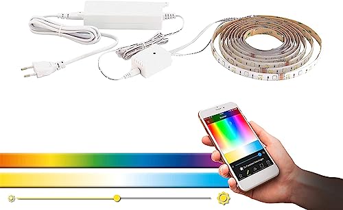 Eglo 33234 Crosslink LED STRIPE-C weiss L:500cm B:1.2cm H:0.3cm dimmbar 2700-6500K mit Connect Funktion Eglo 33234 Crosslink LED STRIPE-C weiss L:500cm B:1.2cm H:0.3cm dimmbar 2700-6500K mit Connect Funktion von EGLO