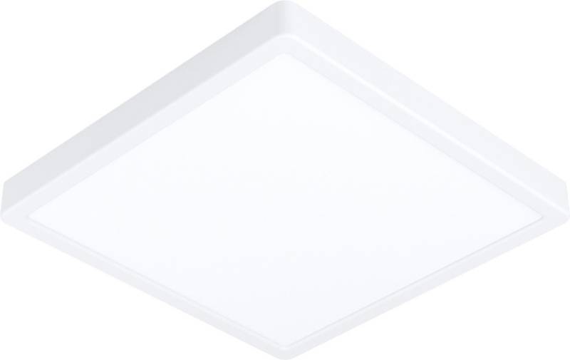 EGLO Aufbauleuchte Eglo LED Aufbauleuchte Fueva 5 weiß 28,5 x 28,5 cm, Inkl. Leuchtmittel, Nicht dimmbar nicht Smart Home-fähig ohne Bewegungsmelder von EGLO
