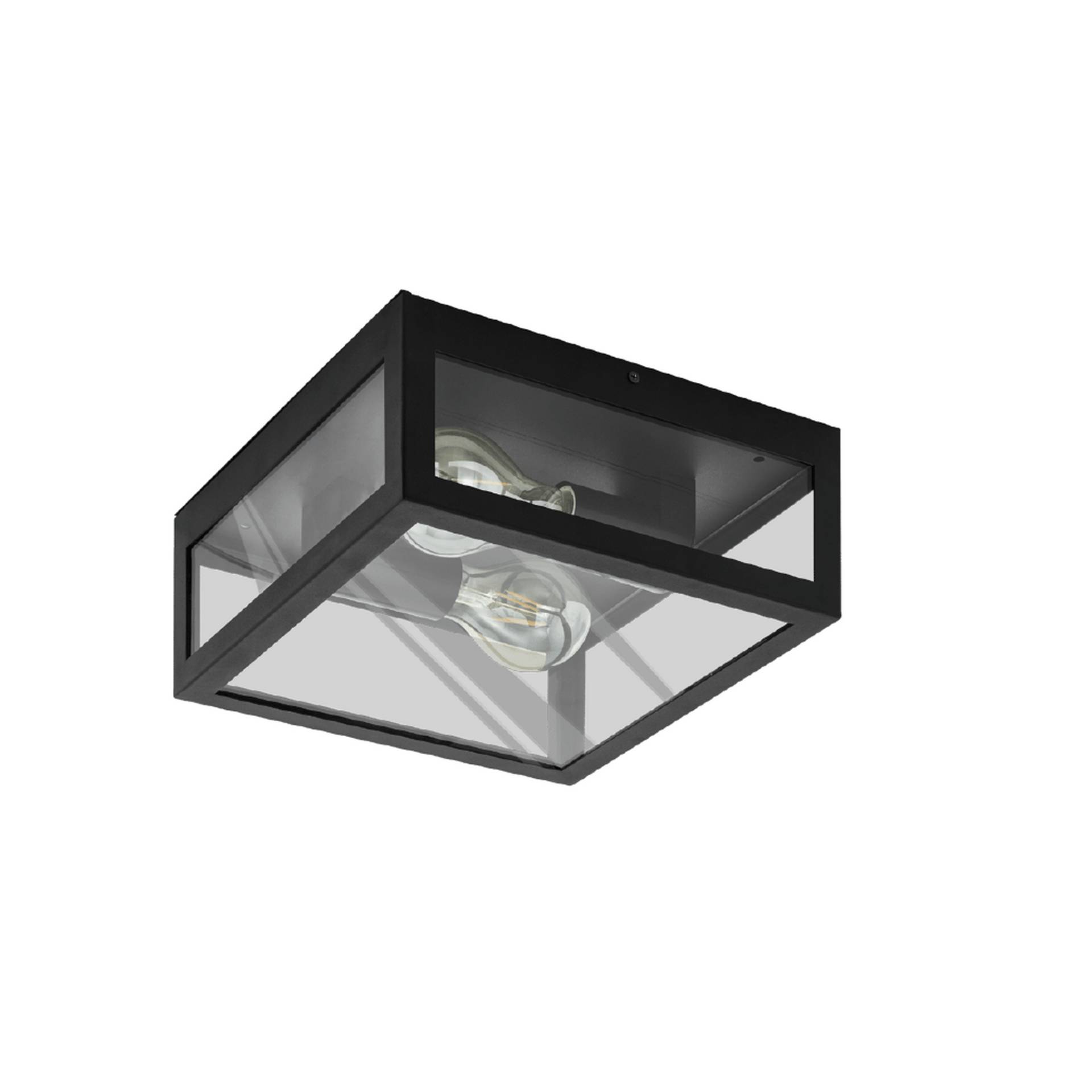 EGLO Außen-Wand- und Deckenleuchte 'Alamonte 1' schwarz 29 x 29 cm EGLO Außen-Wand- und Deckenleuchte 'Alamonte 1' schwarz 29 x 29 cm von EGLO