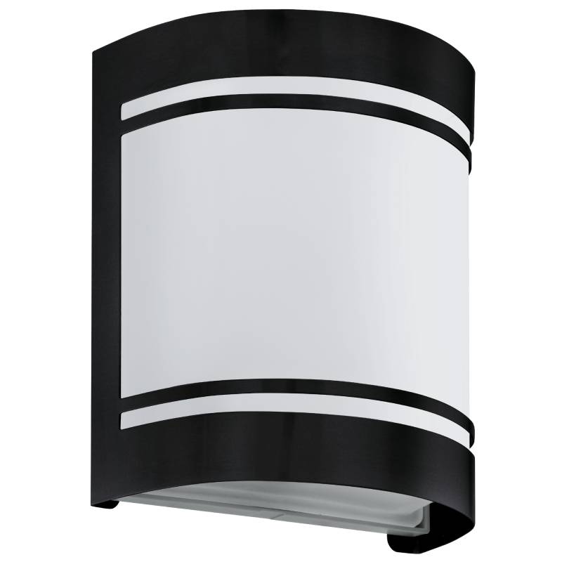 EGLO Außenwandleuchte 'Cerno' schwarz E27 40 W von EGLO
