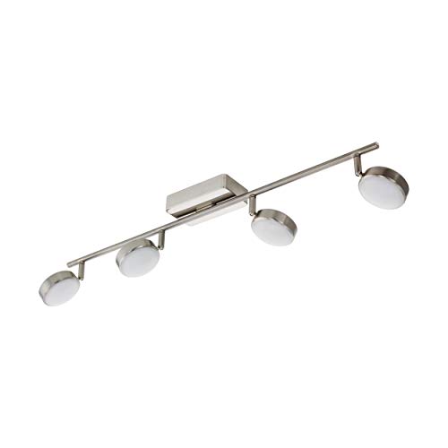 EGLO connect LED Deckenspot Corropoli-C, Smart Home Spot 4 flammig, Deckenlampe aus Stahl und Kunststoff, Farbe: Nickel matt, weiß, dimmbar, Weißtöne und Farben einstellbar EGLO connect LED Deckenspot Corropoli-C, Smart Home Spot 4 flammig, Deckenlampe aus Stahl und Kunststoff, Farbe: Nickel matt, weiß, dimmbar, Weißtöne und Farben einstellbar von EGLO
