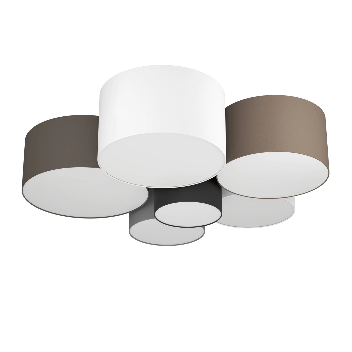 EGLO Deckenlampe PASTORE WS-Braun-Grau-Schwarz 6-flammig E27 Ø 990mm EGLO Deckenlampe PASTORE WS-Braun-Grau-Schwarz 6-flammig E27 Ø 990mm von EGLO