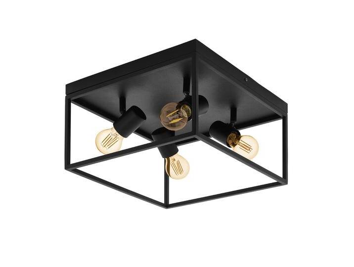 EGLO Deckenlampe Silentina, dimmbar, schwarz, für Wohn- / Esszimmer, Metall, Deckenlampe von EGLO