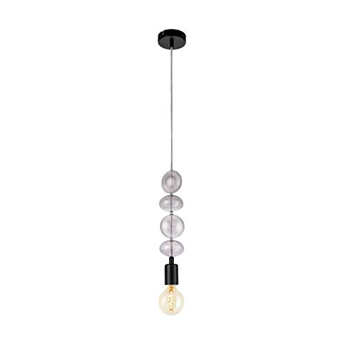 EGLO Deckenleuchte, Stahl, 60 W, Schwarz, 49778 von EGLO; my light; my style