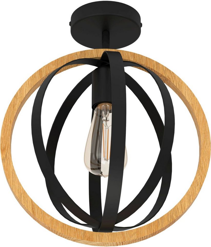 EGLO Deckenleuchte BASILDON Deckenlampe, Holz, Vintage, Wohnzimmerlampe, Flurlampe, Lampe, Leuchtmittel wechselbar, ohne Leuchtmittel, Deckenleuchte, Schlafzimmer, H37,5 x Ø32, schwarz,
braun, 1X40W exkl. EGLO Deckenleuchte BASILDON Deckenlampe, Holz, Vintage, Wohnzimmerlampe, Flurlampe, Lampe, Leuchtmittel wechselbar, ohne Leuchtmittel, Deckenleuchte, Schlafzimmer, H37,5 x Ø32, schwarz,
braun, 1X40W exkl. von EGLO