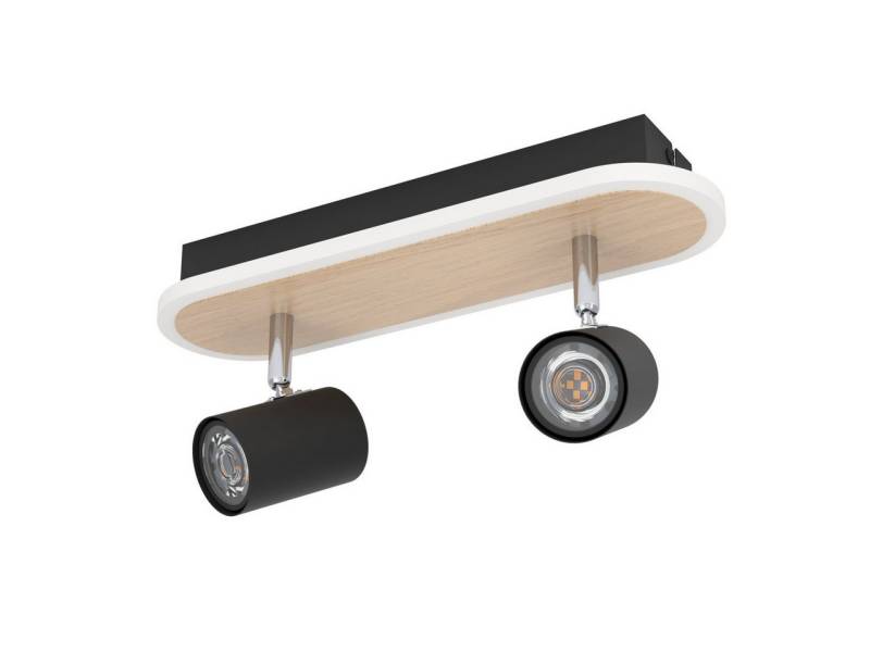 EGLO LED Deckenleuchte Eglo LED Deckenleuchte Rimbocchi 2x6W, 1500 lm, Inkl. Leuchtmittel, Nicht dimmbar nicht Smart Home-fähig ohne Bewegungsmelder von EGLO