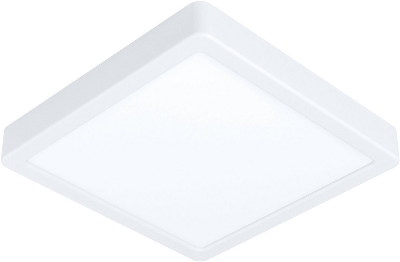 EGLO Deckenleuchte FUEVA-Z, LED fest integriert, warmweiß - kaltweiß, LED Bad-Deckenlampe, L x B 21 cm, dimmbar, Aufbauleuchte weiß, IP44 von EGLO
