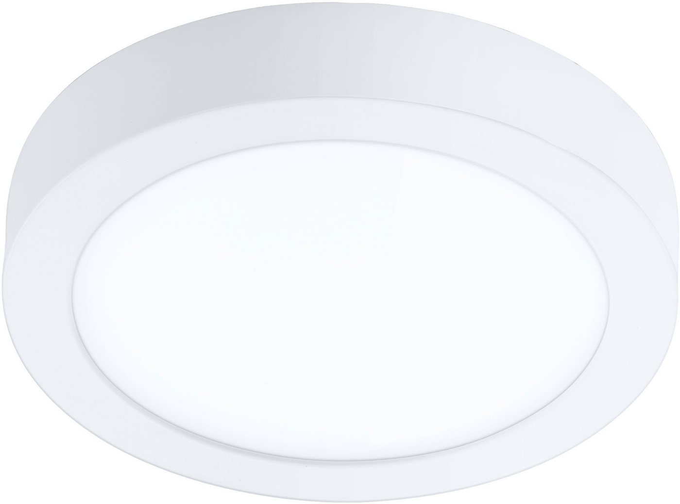 EGLO Deckenleuchte FUEVA-Z, LED fest integriert, warmweiß - kaltweiß, LED Bad-Deckenlampe, Ø 21 cm, dimmbar, Aufbauleuchte weiß, IP44 von EGLO