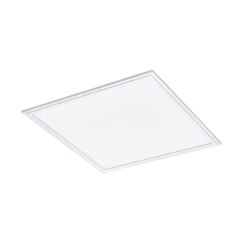 EGLO Deckenleuchte Salobrena 1, LED Panel aus Aluminium und Kunststoff, Deckenlampe in weiß, Deckenbeleuchtung neutralweiß, Küchenlampe 45 x 45 cm EGLO Deckenleuchte Salobrena 1, LED Panel aus Aluminium und Kunststoff, Deckenlampe in weiß, Deckenbeleuchtung neutralweiß, Küchenlampe 45 x 45 cm von EGLO
