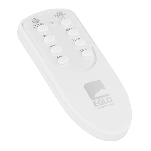 EGLO Deckenventilator-Fernbedienung, Zubehör Ventilatoren, Remote Control aus Kunststoff in Weiß-Matt, inkl. Wand-Halterung EGLO Deckenventilator-Fernbedienung, Zubehör Ventilatoren, Remote Control aus Kunststoff in Weiß-Matt, inkl. Wand-Halterung von EGLO