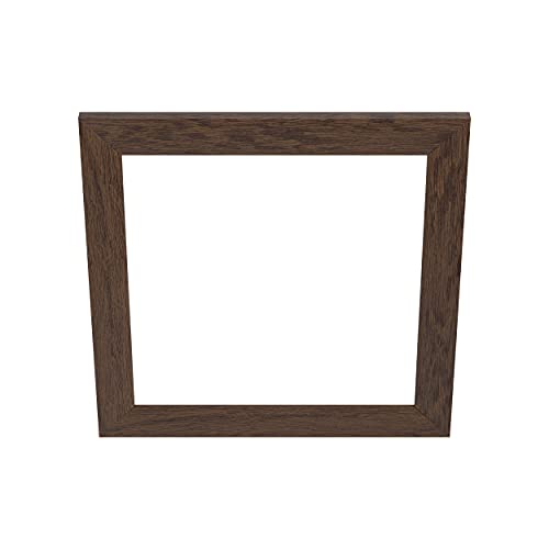 EGLO Deko-Rahmen aus Holz, Zubehör für LED Panel Salobrena 45 x 45 cm, quadratischer Holz-Rahmen in Dunkel-Braun von EGLO