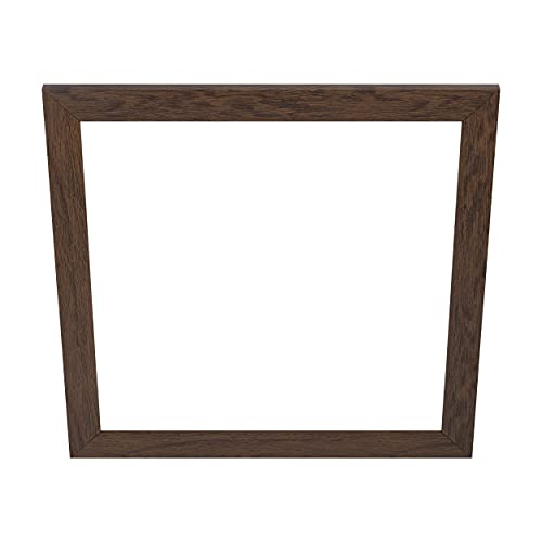 EGLO Deko-Rahmen aus Holz, Zubehör für LED Panel Salobrena 60 x 60 cm, quadratischer Holz-Rahmen in Dunkel-Braun von EGLO