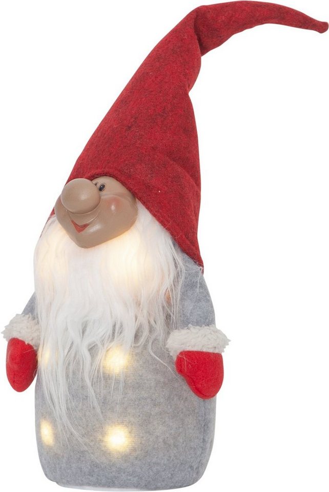 EGLO Dekoobjekt Joylight, LED Weihnachtsdeko, Wichtel, batteriebetriebene LED Figur Weihnachten von EGLO