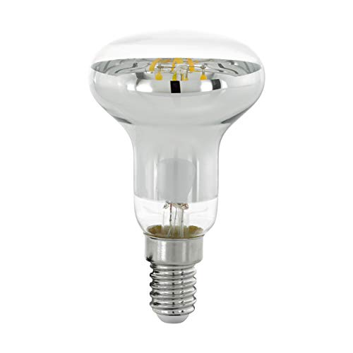 EGLO E14 LED Lampe dimmbar, Reflektor Glühbirne, Leuchtmittel für Spot Beleuchtung, 4 Watt (entspricht 32 Watt), 350 Lumen, warmweiß, 2700k, Reflektorlampe, R50 Glühlampe, Ø 5 cm von EGLO