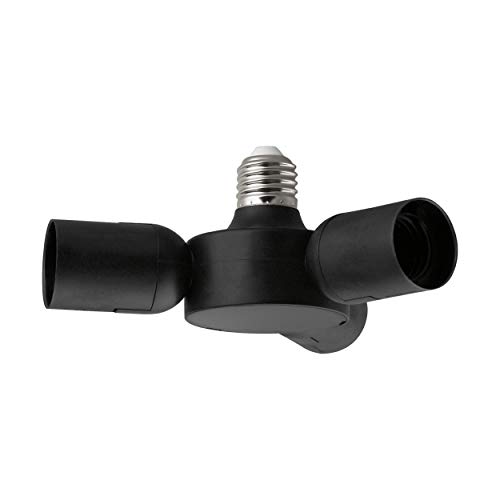 Fassungsadapter - Schwarz - Ø 19 cm - Kunststoff - 3-flammig - E27 Fassungsadapter - Schwarz - Ø 19 cm - Kunststoff - 3-flammig - E27 von EGLO