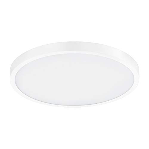 EGLO LED Deckenleuchte Fueva 1, 1 flammige Deckenlampe, Material: Aluminium, Kunststoff, Farbe: Weiß, Ø: 40 cm, warmweiß EGLO LED Deckenleuchte Fueva 1, 1 flammige Deckenlampe, Material: Aluminium, Kunststoff, Farbe: Weiß, Ø: 40 cm, warmweiß von EGLO